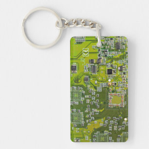 Printed Circuit Assembly PCB Green Circuit Board 2 Sleutelhanger