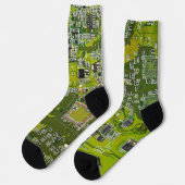 Printed Circuit Assembly PCB Green Circuit Board 2 Sokken (Links)