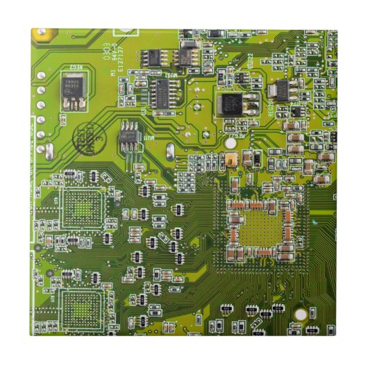 Printed Circuit Assembly PCB Green Circuit Board 2 Tegeltje (Voorkant)