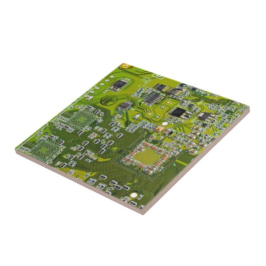 Printed Circuit Assembly PCB Green Circuit Board 2 Tegeltje (Zijkant)