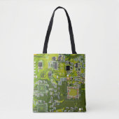 Printed Circuit Assembly PCB Green Circuit Board 2 Tote Bag (Voorkant)