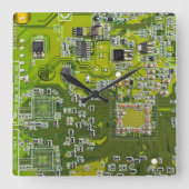 Printed Circuit Assembly PCB Green Circuit Board 2 Vierkante Klok (Voorkant)