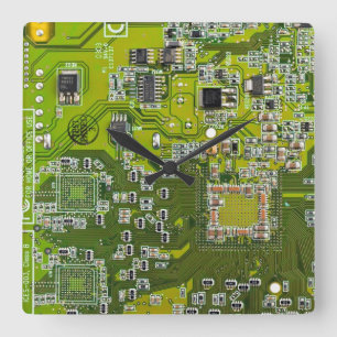 Printed Circuit Assembly PCB Green Circuit Board 2 Vierkante Klok