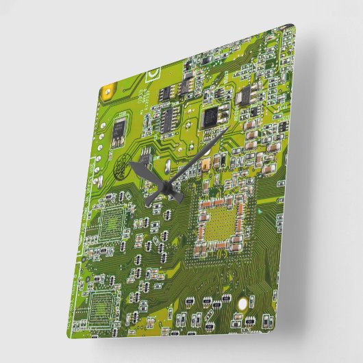 Printed Circuit Assembly PCB Green Circuit Board 2 Vierkante Klok (Hoek)