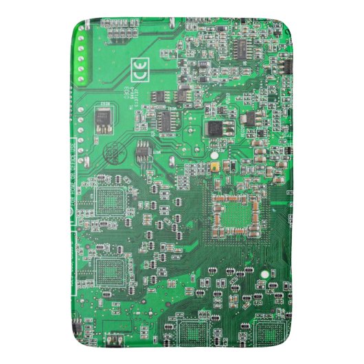 Printed Circuit Assembly PCB Green Circuit Board Badmat (Voorkant Verticaal)