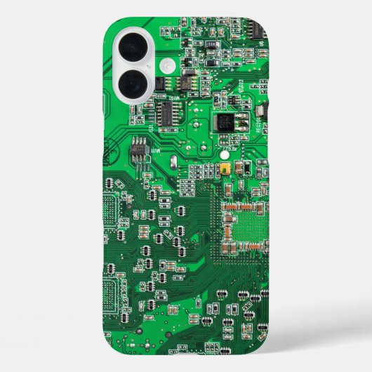 Printed Circuit Assembly PCB Green Circuit Board Case-Mate iPhone Case (Achterkant)