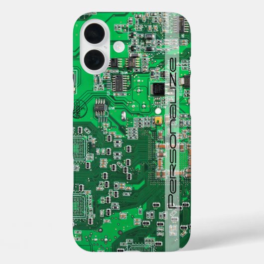 Printed Circuit Assembly PCB Green Circuit Board Case-Mate iPhone Case (Achterkant)
