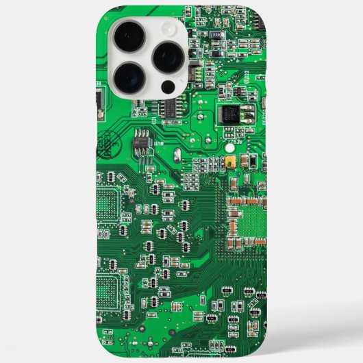 Printed Circuit Assembly PCB Green Circuit Board Case-Mate iPhone Case (Achterkant)