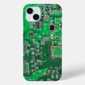 Printed Circuit Assembly PCB Green Circuit Board Case-Mate iPhone Case (Achterkant)