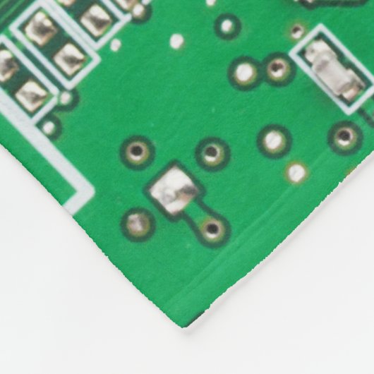 Printed Circuit Assembly PCB Green Circuit Board Fleece Deken (Hoek)