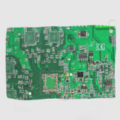 Printed Circuit Assembly PCB Green Circuit Board Golfhanddoek (Horizontaal)
