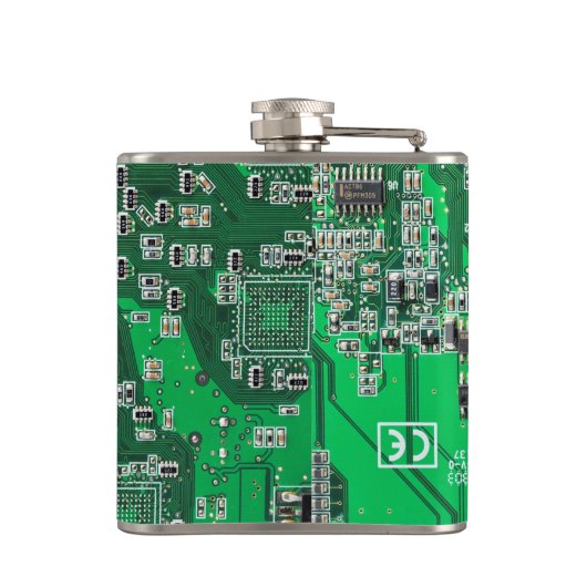 Printed Circuit Assembly PCB Green Circuit Board Heupfles (Achterkant)