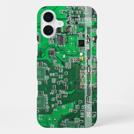 Printed Circuit Assembly PCB Green Circuit Board iPhone Hoesje (Achterkant)