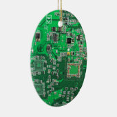 Printed Circuit Assembly PCB Green Circuit Board Keramisch Ornament (Rechts)