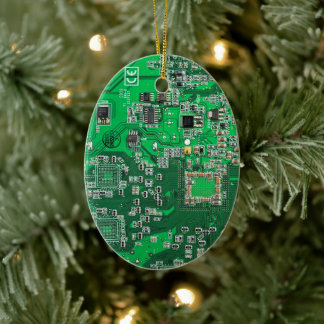 Printed Circuit Assembly PCB Green Circuit Board Keramisch Ornament