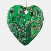 Printed Circuit Assembly PCB Green Circuit Board Keramisch Ornament (Rechts)