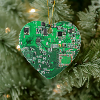 Printed Circuit Assembly PCB Green Circuit Board Keramisch Ornament