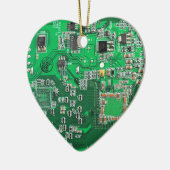 Printed Circuit Assembly PCB Green Circuit Board Keramisch Ornament (Links)