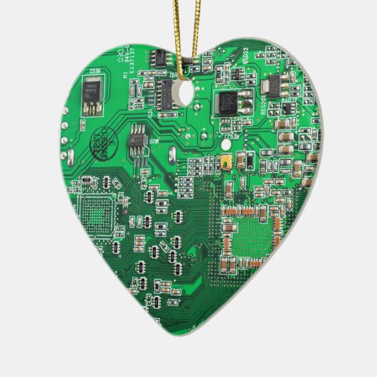 Printed Circuit Assembly PCB Green Circuit Board Keramisch Ornament (Links)
