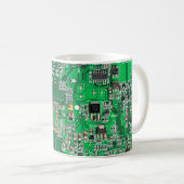 Printed Circuit Assembly PCB Green Circuit Board Koffiemok (Voorkant rechts)
