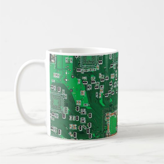 Printed Circuit Assembly PCB Green Circuit Board Koffiemok (Links)