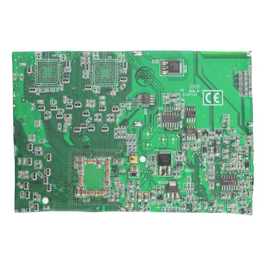 Printed Circuit Assembly PCB Green Circuit Board Kussensloop (Voorkant)