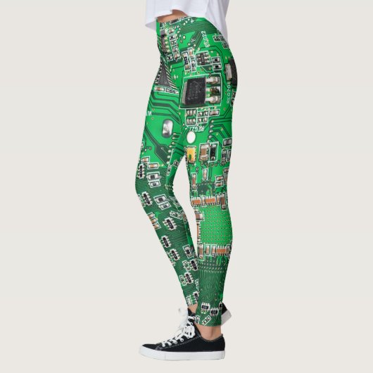 Printed Circuit Assembly PCB Green Circuit Board Leggings (Links)