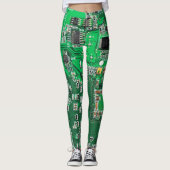 Printed Circuit Assembly PCB Green Circuit Board Leggings (Voorkant)