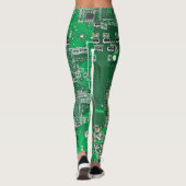 Printed Circuit Assembly PCB Green Circuit Board Leggings (Achterkant)