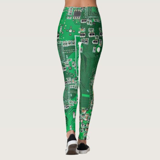 Printed Circuit Assembly PCB Green Circuit Board Leggings (Achterkant)