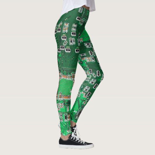 Printed Circuit Assembly PCB Green Circuit Board Leggings (Rechts)