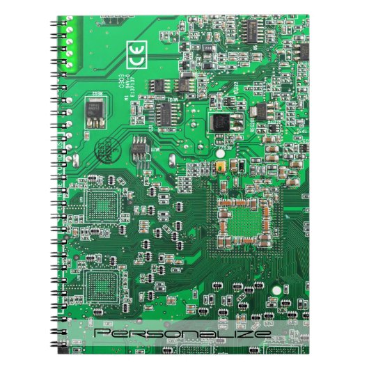 Printed Circuit Assembly PCB Green Circuit Board Notitieboek (Voorkant)
