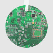 Printed Circuit Assembly PCB Green Circuit Board Ornament (achterkant)