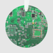 Printed Circuit Assembly PCB Green Circuit Board Ornament (voorkant)