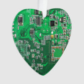 Printed Circuit Assembly PCB Green Circuit Board Ornament (voorkant)