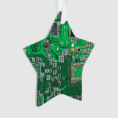 Printed Circuit Assembly PCB Green Circuit Board Ornament (voorkant)