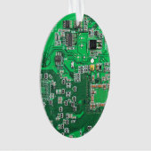 Printed Circuit Assembly PCB Green Circuit Board Ornament (voorkant)