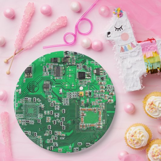 Printed Circuit Assembly PCB Green Circuit Board Papieren Bordje (Feest)