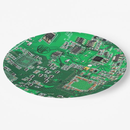 Printed Circuit Assembly PCB Green Circuit Board Papieren Bordje (Gekanteld)