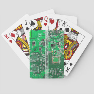 Printed Circuit Assembly PCB Green Circuit Board Pokerkaarten