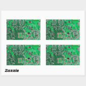 Printed Circuit Assembly PCB Green Circuit Board Rechthoekige Sticker (Vel)