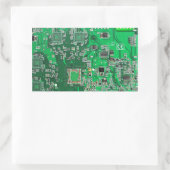 Printed Circuit Assembly PCB Green Circuit Board Rechthoekige Sticker (Tas)