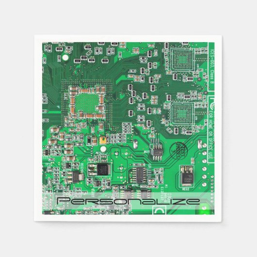 Printed Circuit Assembly PCB Green Circuit Board Servet (Voorkant)