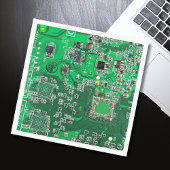 Printed Circuit Assembly PCB Green Circuit Board Servet