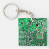 Printed Circuit Assembly PCB Green Circuit Board Sleutelhanger (Voorkant)