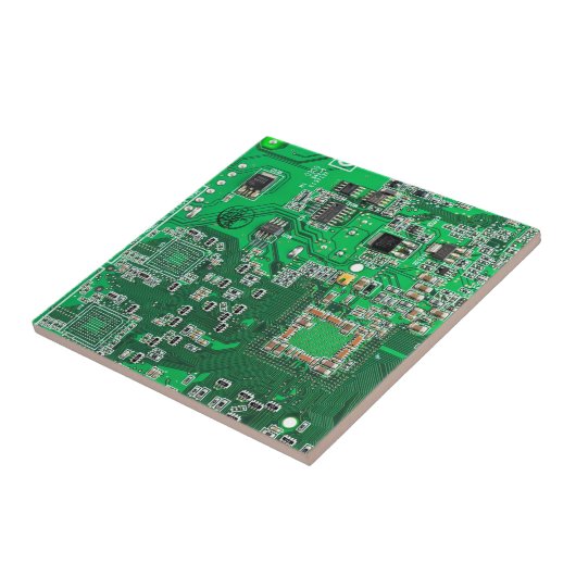 Printed Circuit Assembly PCB Green Circuit Board Tegeltje (Zijkant)