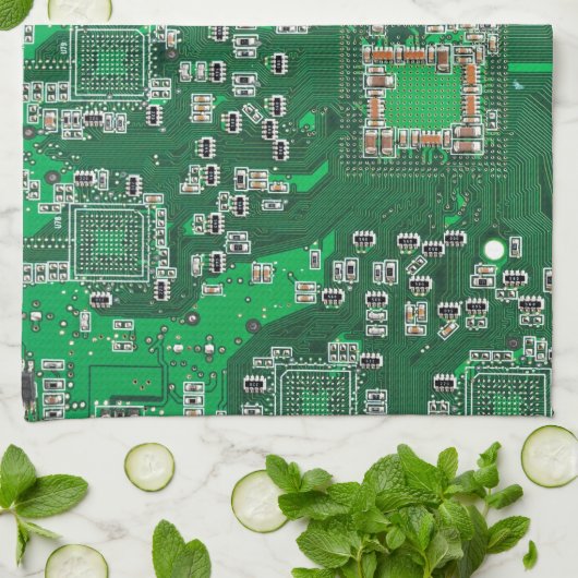 Printed Circuit Assembly PCB Green Circuit Board Theedoek (Gevouwen)