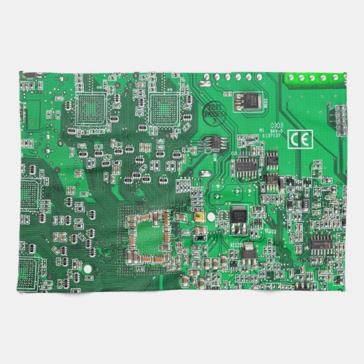 Printed Circuit Assembly PCB Green Circuit Board Theedoek (Horizontaal)