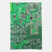 Printed Circuit Assembly PCB Green Circuit Board Theedoek (Verticaal)