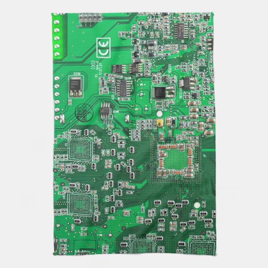 Printed Circuit Assembly PCB Green Circuit Board Theedoek (Verticaal)